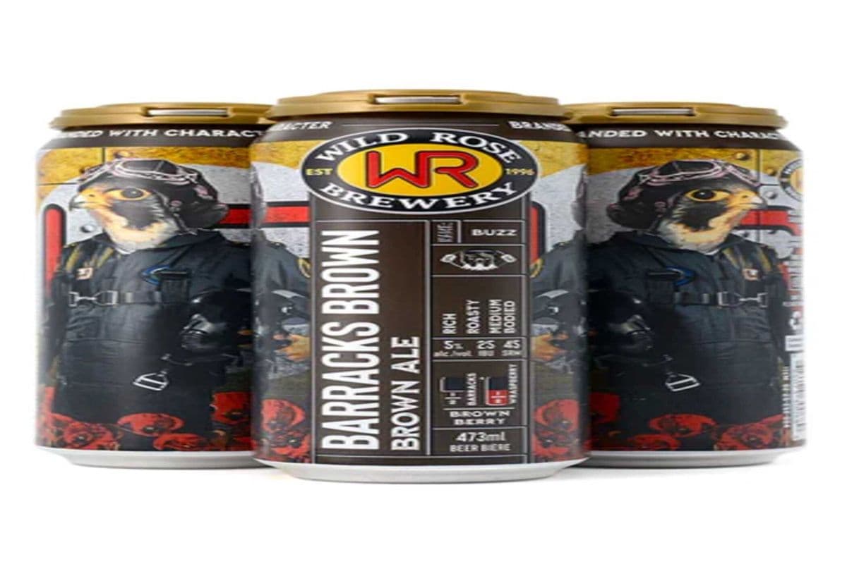 Wild Rose Barracks Brown Ale 4Cans x473ml (4 x 473ml)
