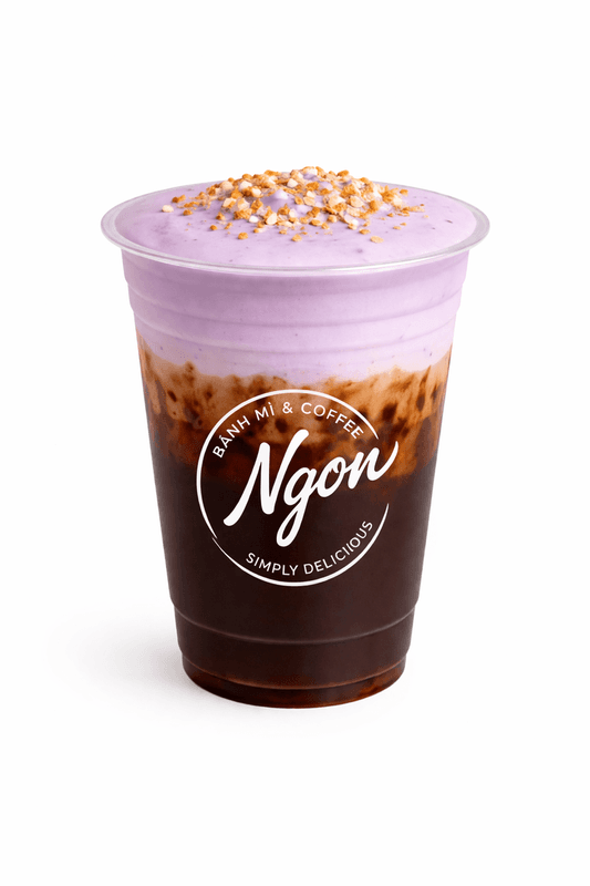 Salted Coconut Ube Cream Coffee