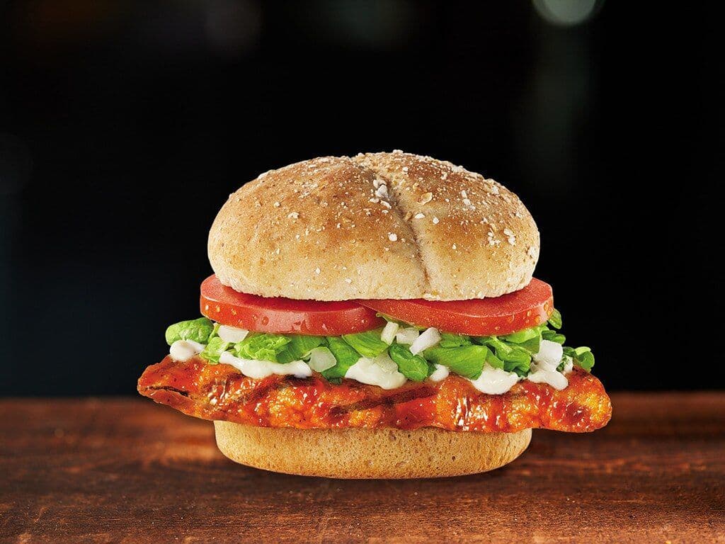 Buffalo Grilled Chicken sandwich
