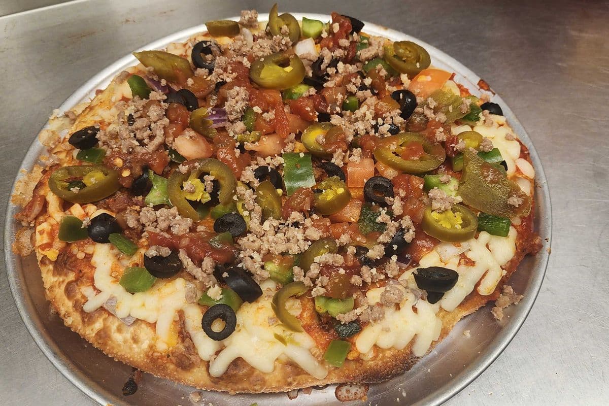 10" Beef Nacho Pizza
