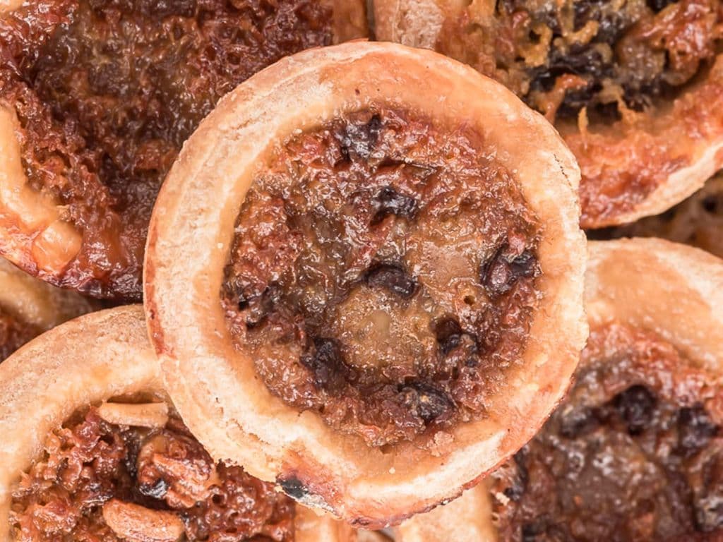 Rum raisin butter tart