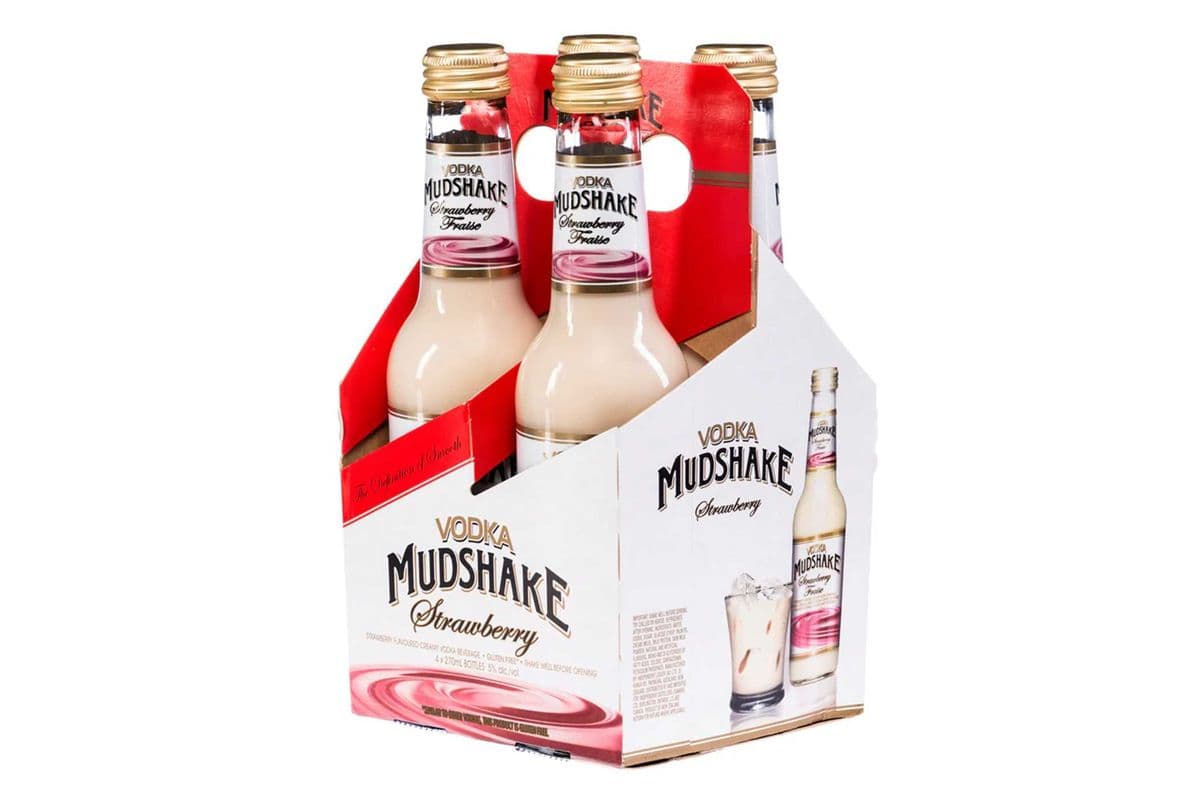 VODKA MUDSHAKE STRAWBERRY 4PK (4 x 355ml)