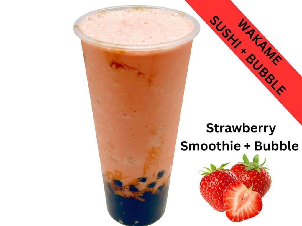 Strawberry Smoothie + Bubble
