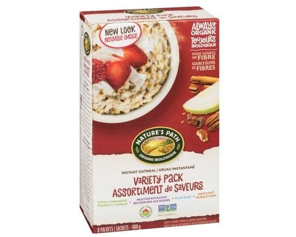 NATURES'S PATH INSTANT OATMEAL VARIETY PACK 400G