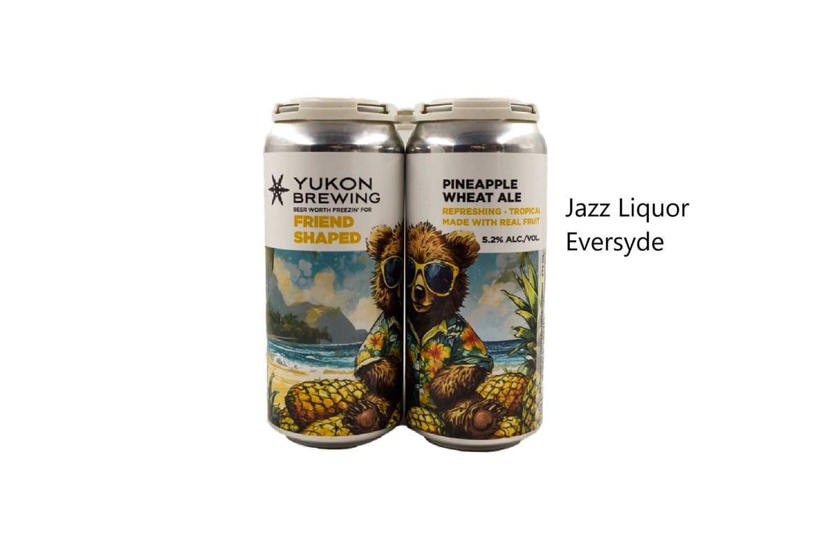 YUKON FRIEND SHAPED PINEAPPLE CANS (1 x 4x473 ML)