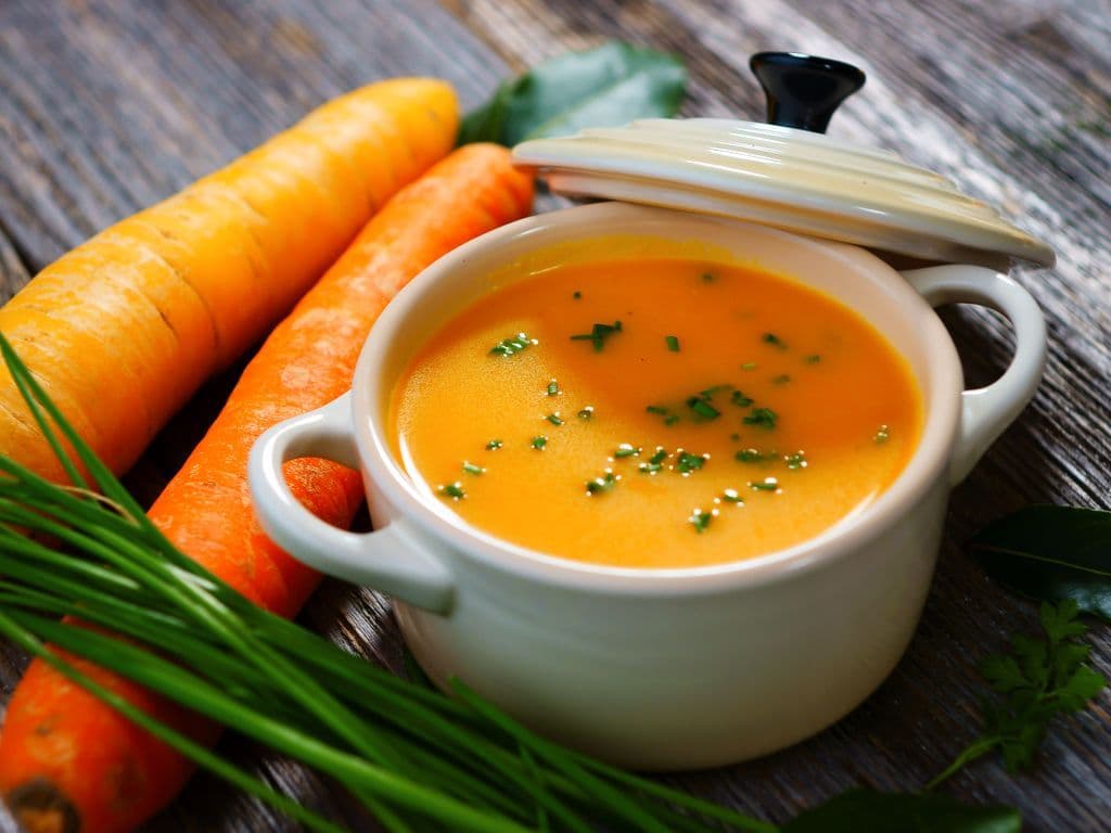 Vegan Carrot Ginger & Coconut Soup