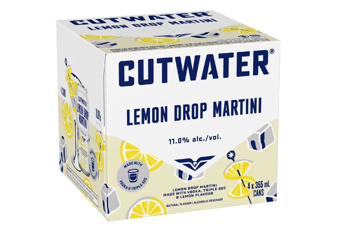 Cutwater Lemon Drop Martini (4 x 355ml)