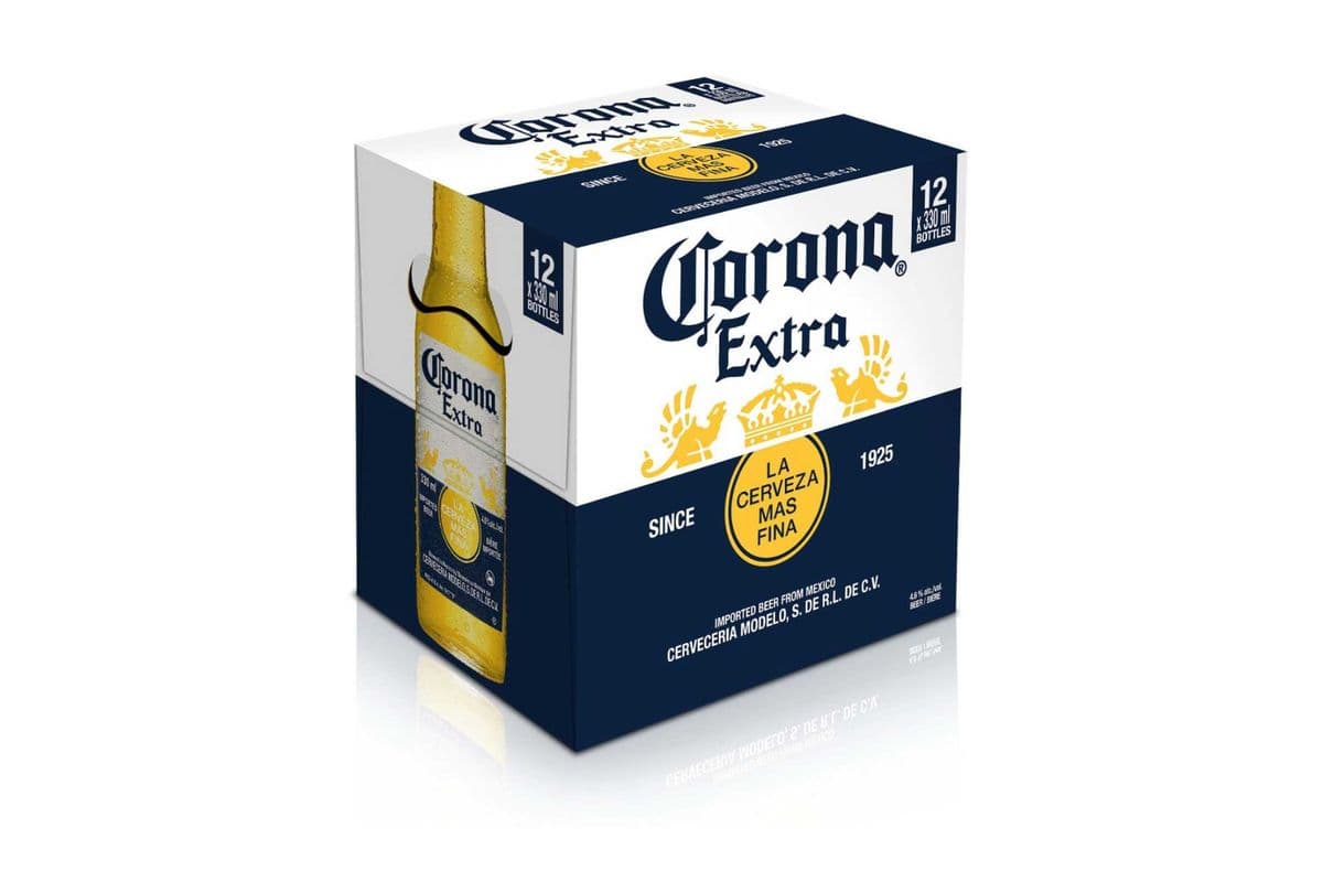 Corona Extra (12 x 330 ml Bottles)