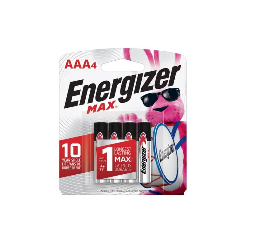Energizer Max AAA (4 Pack)