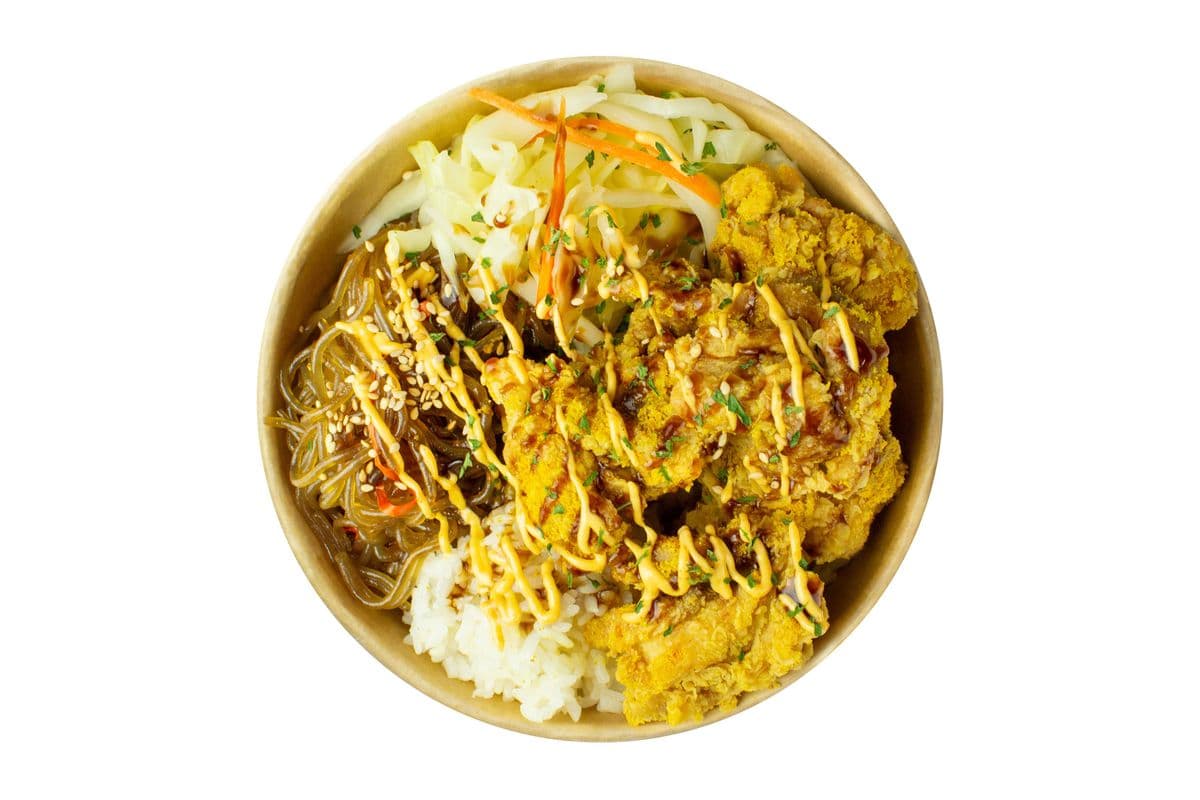 Red Devil Fried Chicken Cup Bap (Halal)