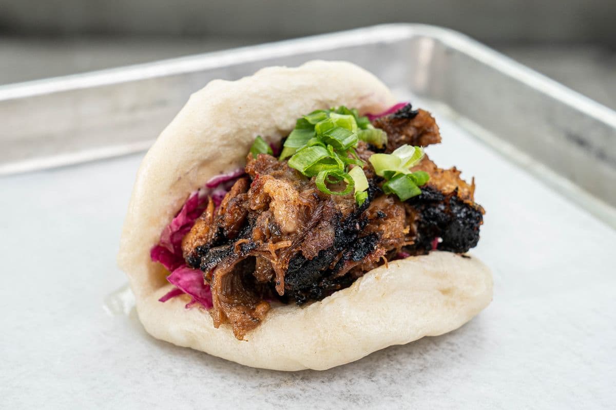 Lucky Pulled Pork Bao