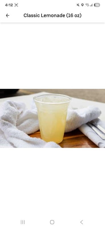 16 Oz Lemonade