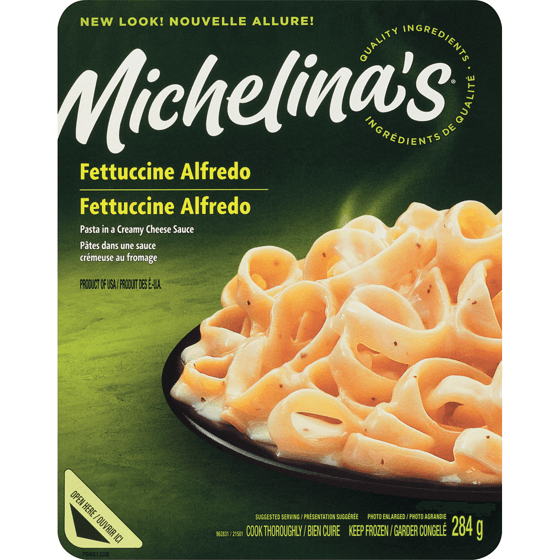 Michelina's Fettuccine Alfredo 284g/ Michelina's Fettuccine Alfredo 284ml