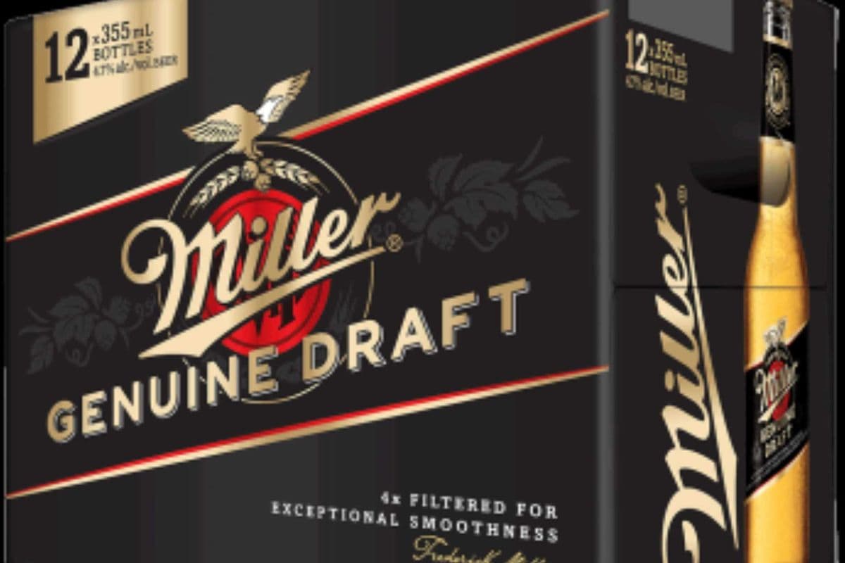 Miller Genuine Draft Bottles (12 x 355ml Bottle)