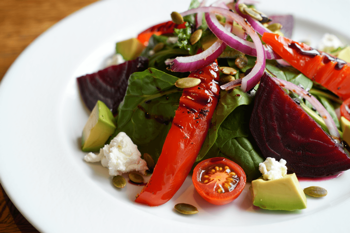 Beet and Goat Cheese Salad