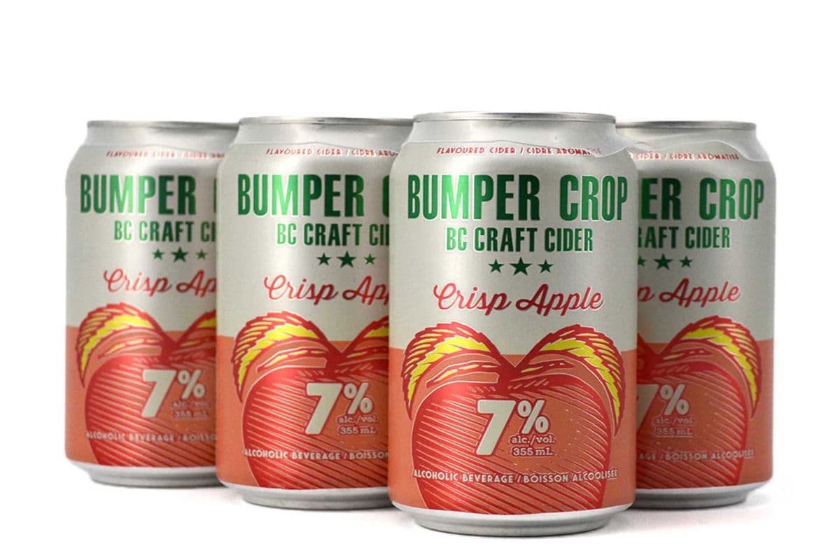 BUMPER CROP CRISP APPLE CIDER 6*355ML (1 x 6*355ML)