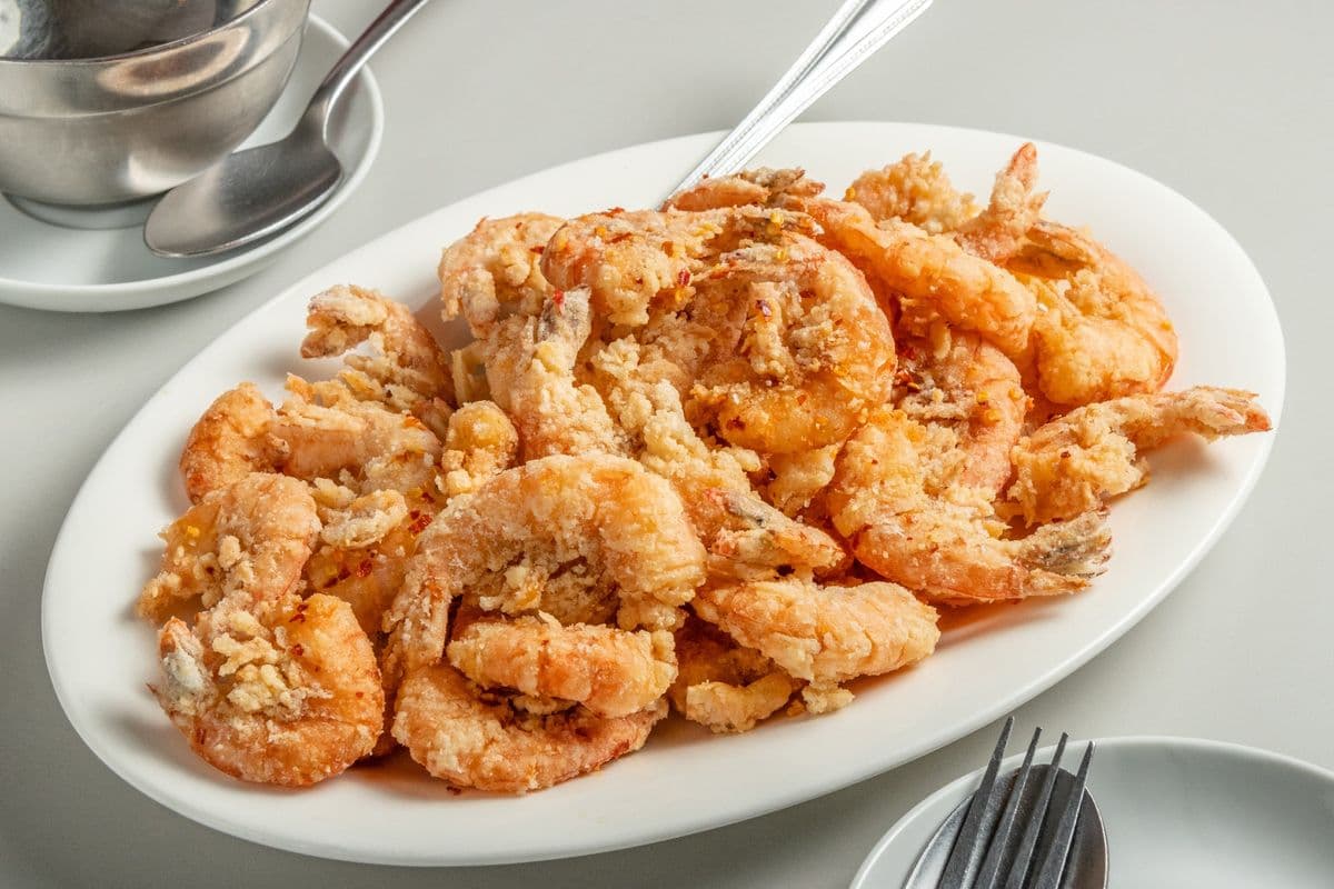 116. Chilli-Salted Shell-On Prawns