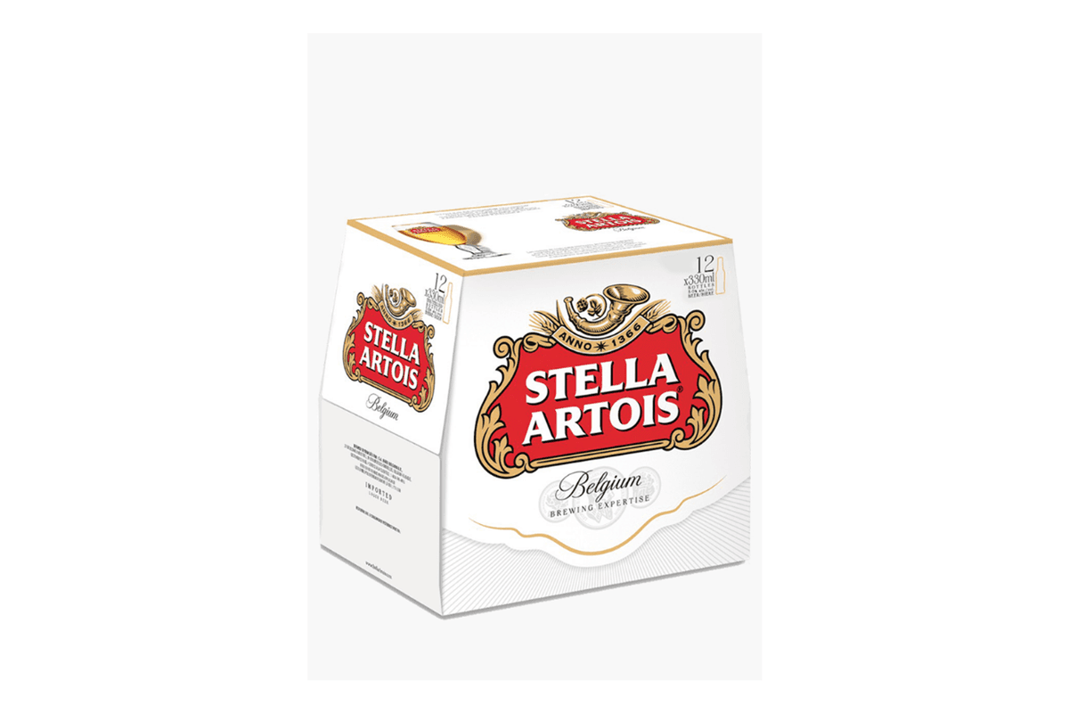 Stella Artois (12 Bottles) (1 x 330 ml Bottles)