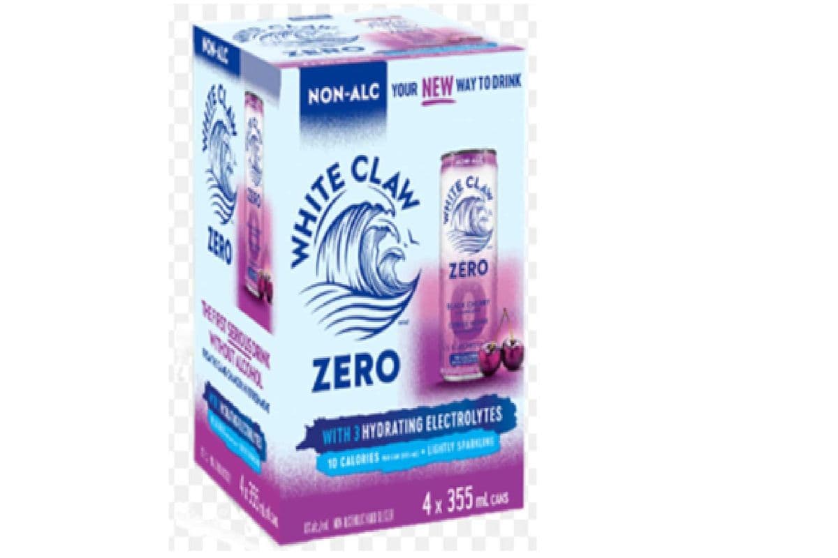 White Claw Zero Black Cherry (4 x 355 ml cans)
