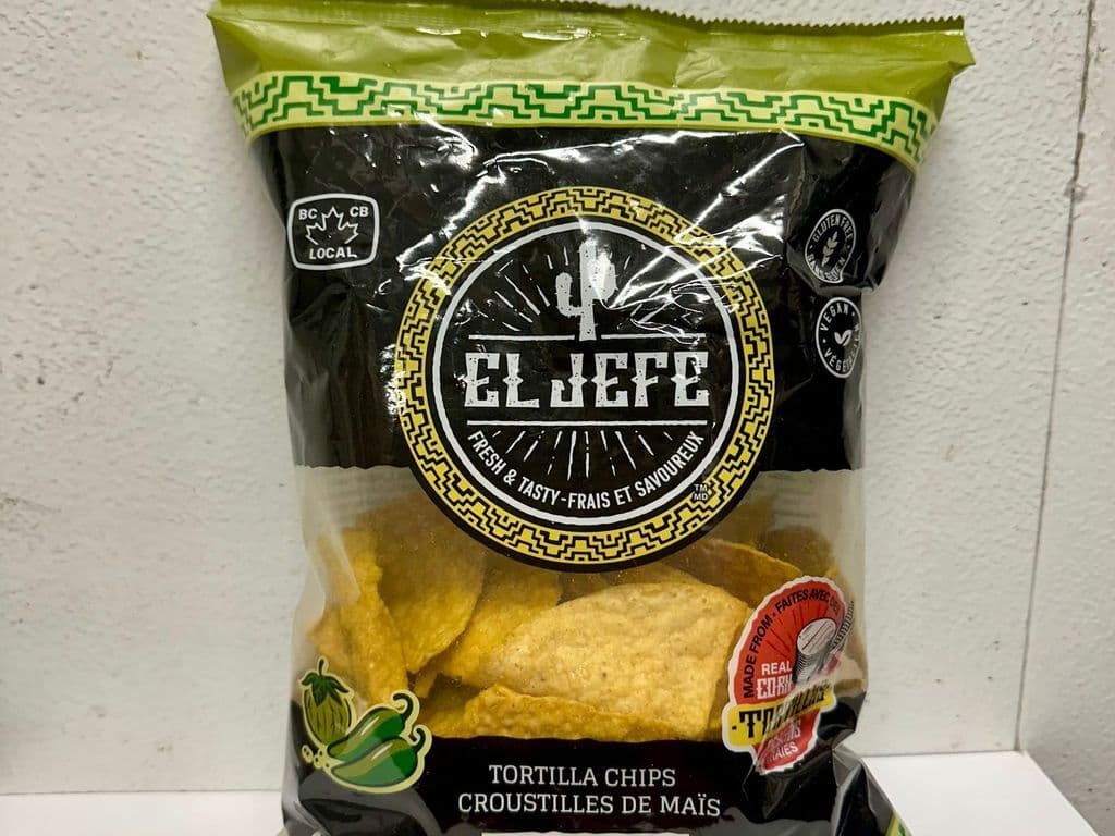 EL JEFE TORTILLA CHIPS SALSA VERDE 350G