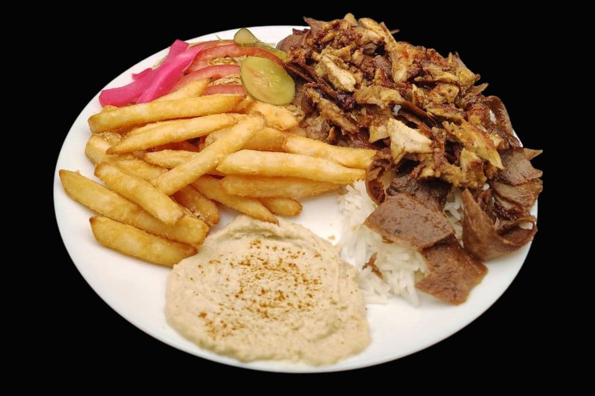 Mixed donair Platter meal