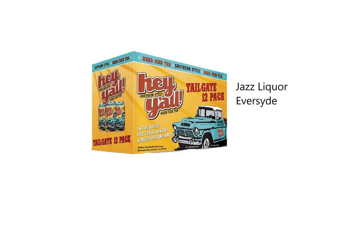 HEY Y'ALL TAILGATE HARD ICED TEA CANS (1 x 12x355ML)