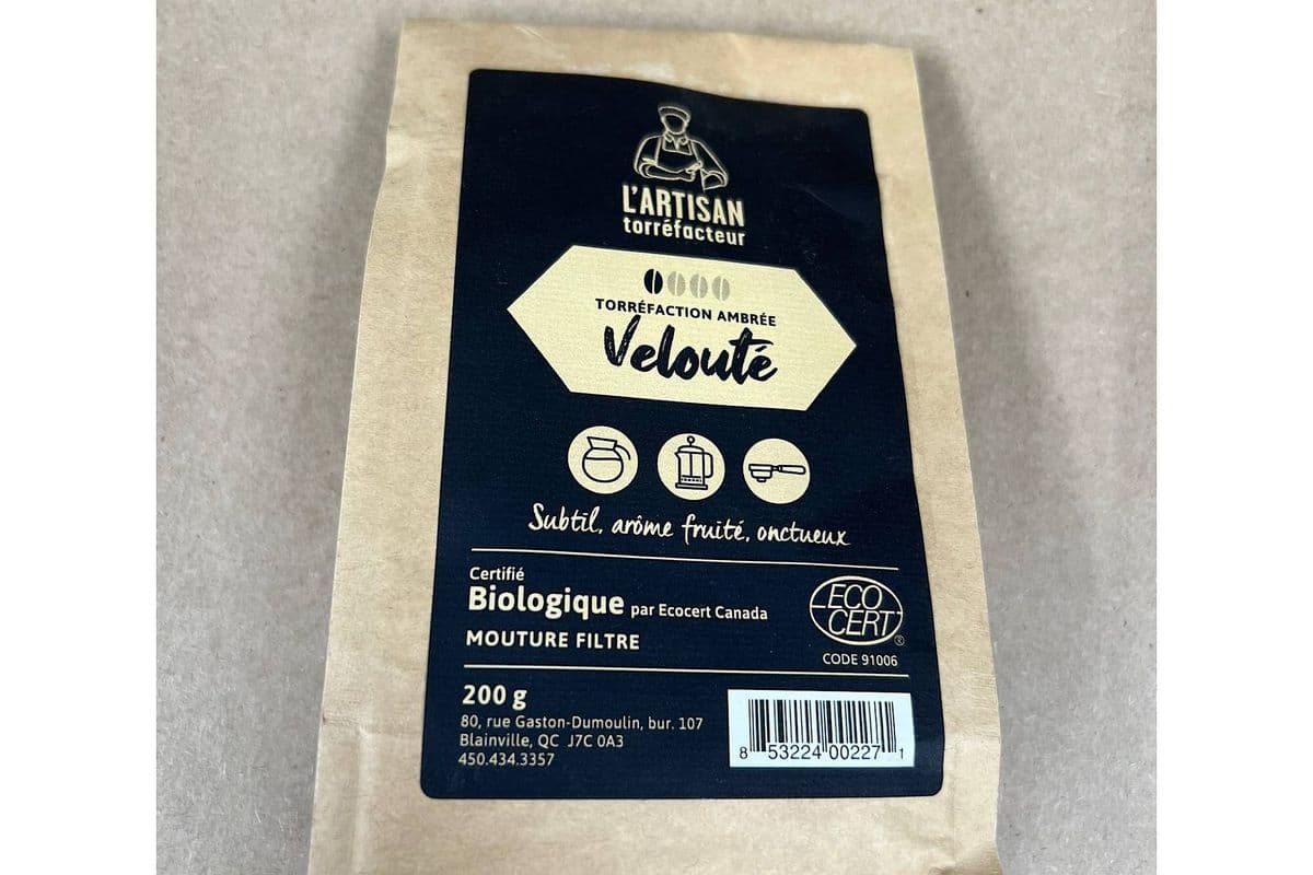 L’Artisan Torréfacteur - Café Biologique Velouté (200 g)