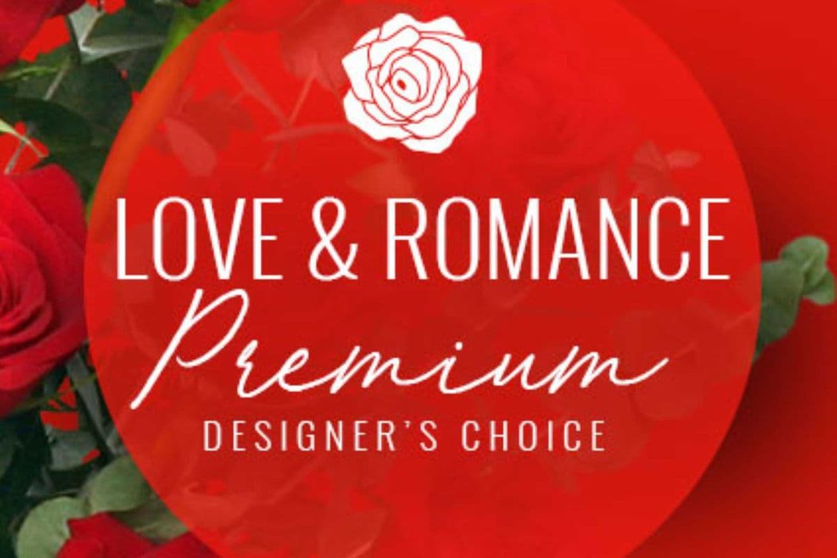 *Love & Romance* Premium Vase Arrangement - Designer's Choice ( Custom Design)