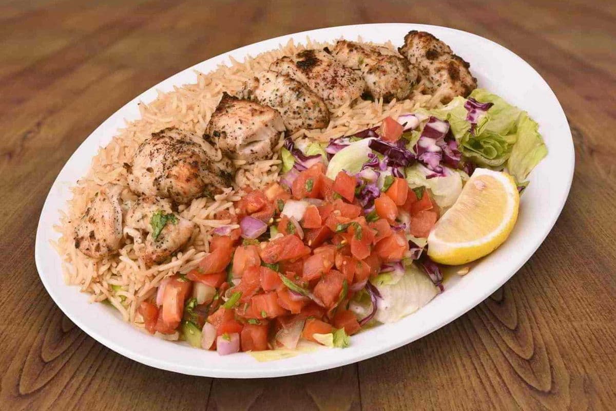Chicken Breast Kabob Dinner