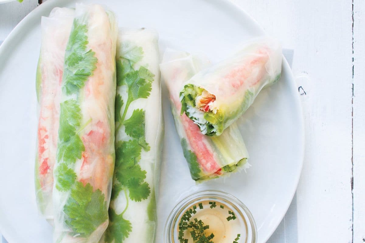 Salad Rolls (Crab Meat)(4 pcs)