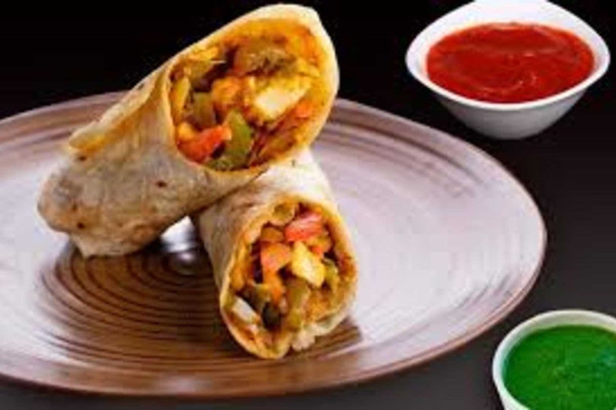 Kathi Roll Paneer Tikka