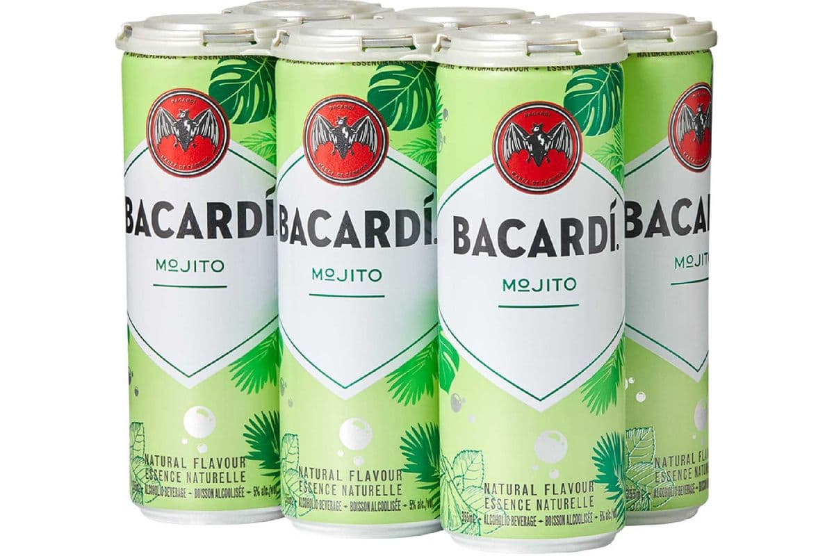 Bacardi Mojito (4 Pack Cans) (6 x 355 ml Cans)