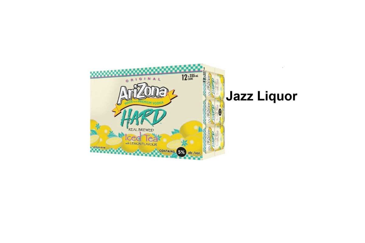 ARIZONA HARD LEMON ICED TEA 12 CANS (1 x 12×355ML)