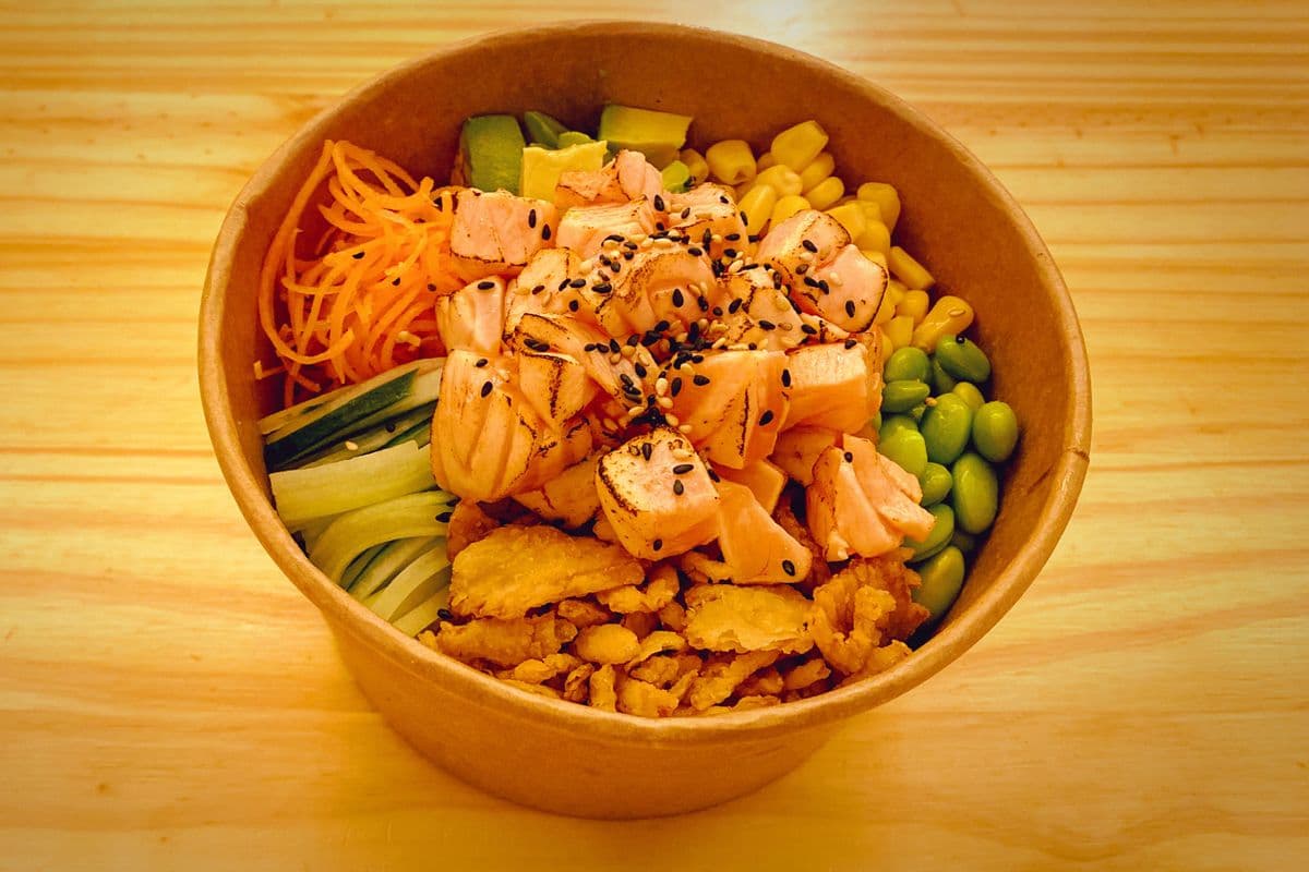 Aburi Salmon Poke Bowl