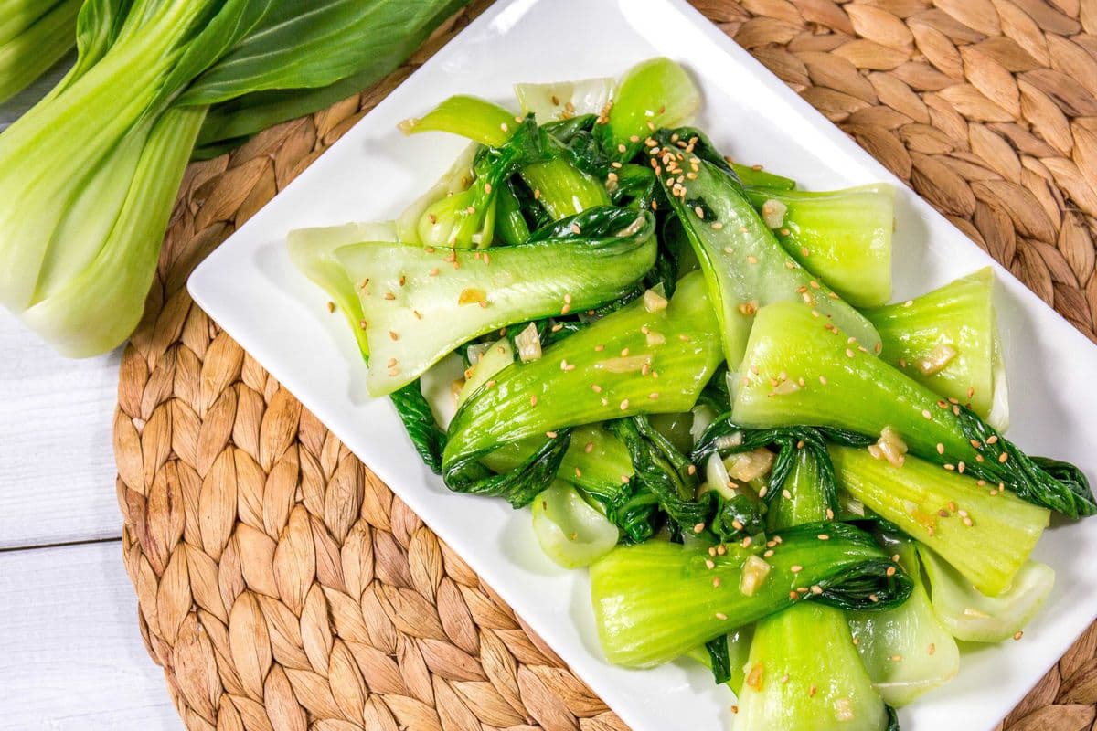 Stir Fried Bok Choy 清炒蒜蓉上海小白菜