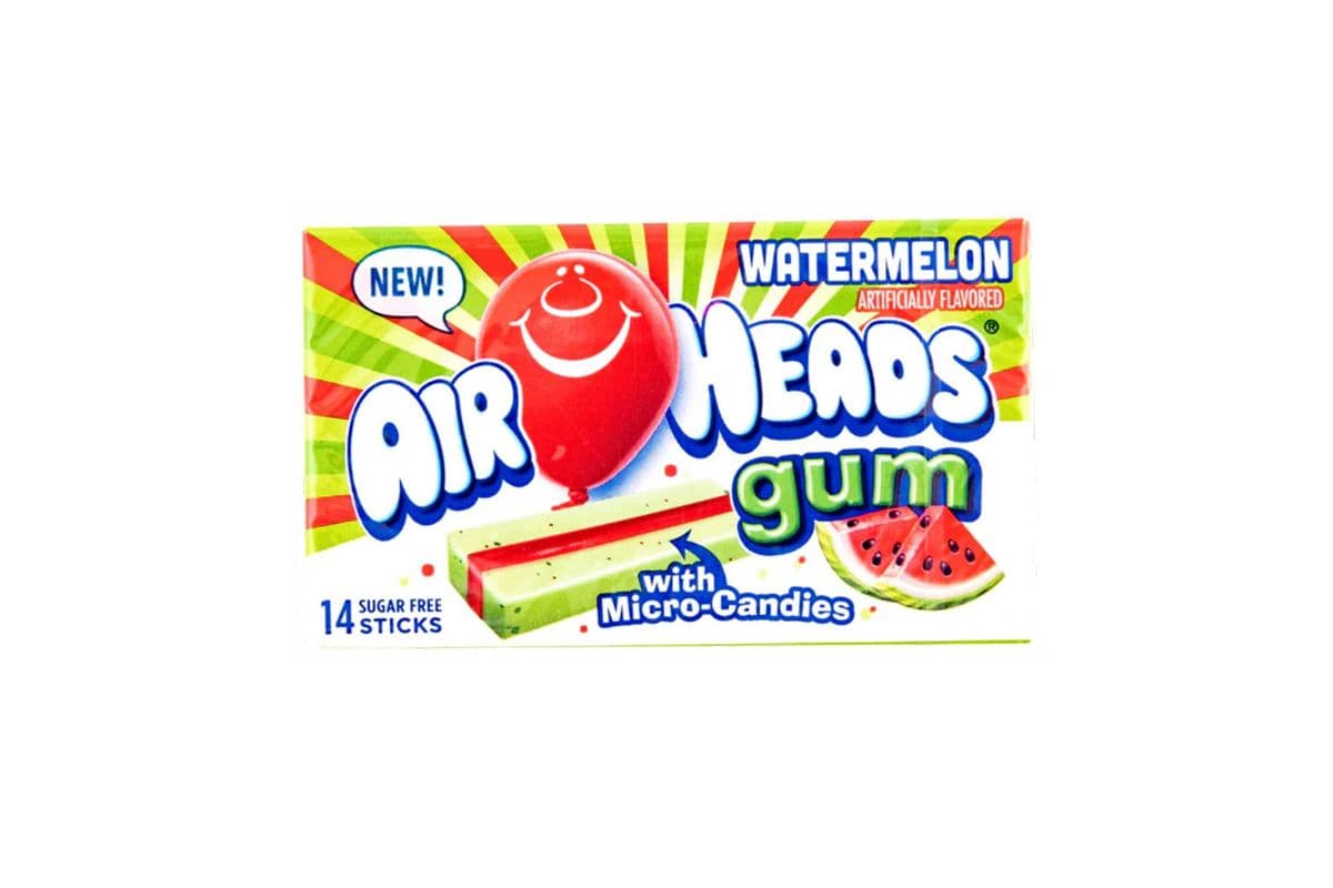 Airheads Gum Watermelon 14 Sticks-US