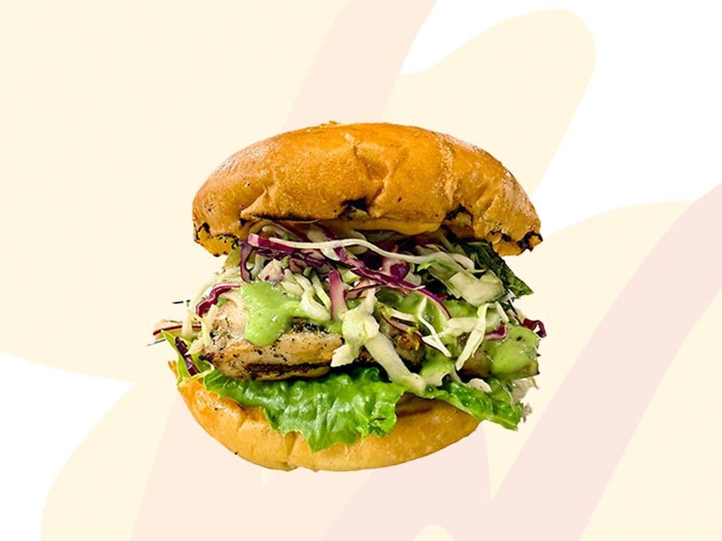 Sandwich au poulet grillé