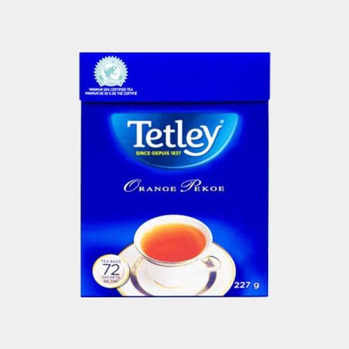 Tetley Thé orange Pekoe (72 sacs, 227g) / Tetley Orange Pekoe Tea (72 bags, 227g)