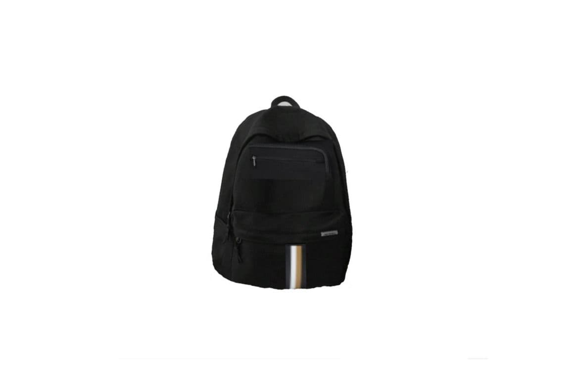Black Carriageways Centre Stripe Backpack
