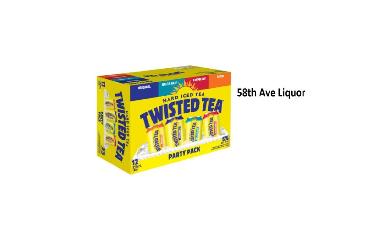 TWISTED TEA VARIETY PACK CANS (1 x 12x355ML)