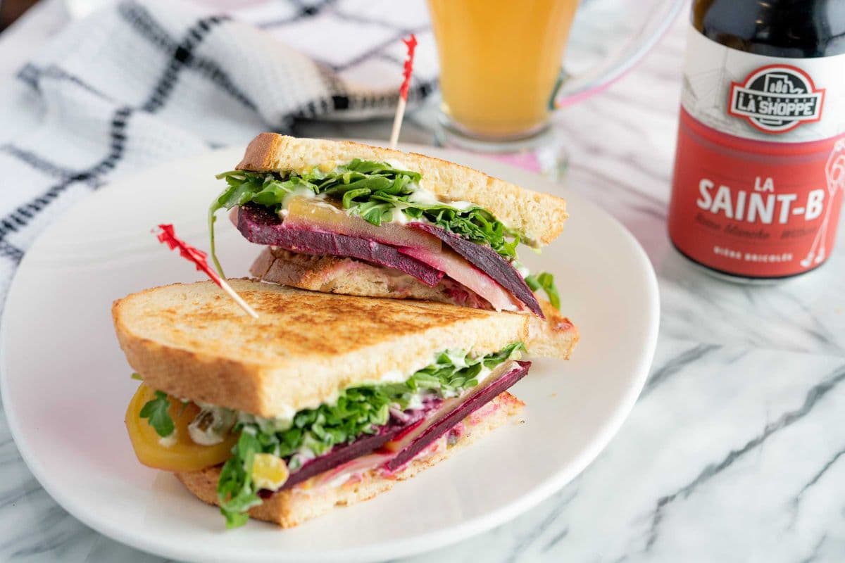 Beet Grilled Cheese