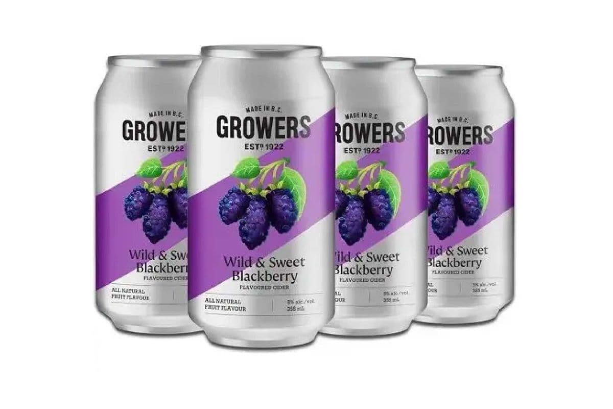 Growers Wild & Sweet Blackberry (6 x 355 ml)