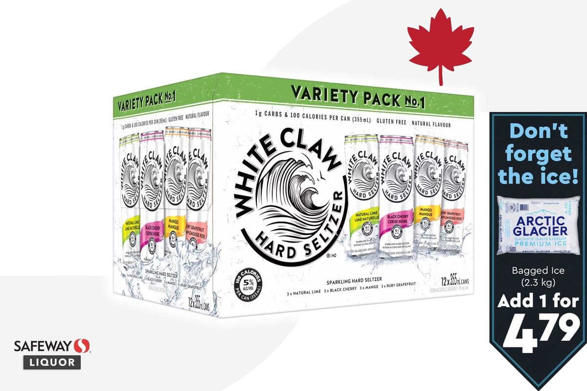 White Claw Variety Pack No. 1 (12 x 355 ml)