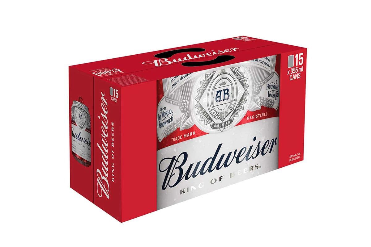 Budweiser 15pk (15 x 355 ml)