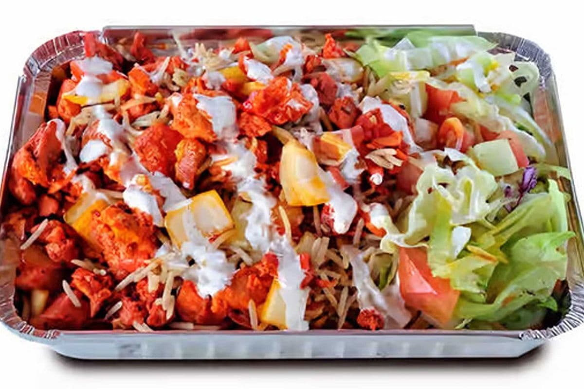 Chicken Over Rice Platter