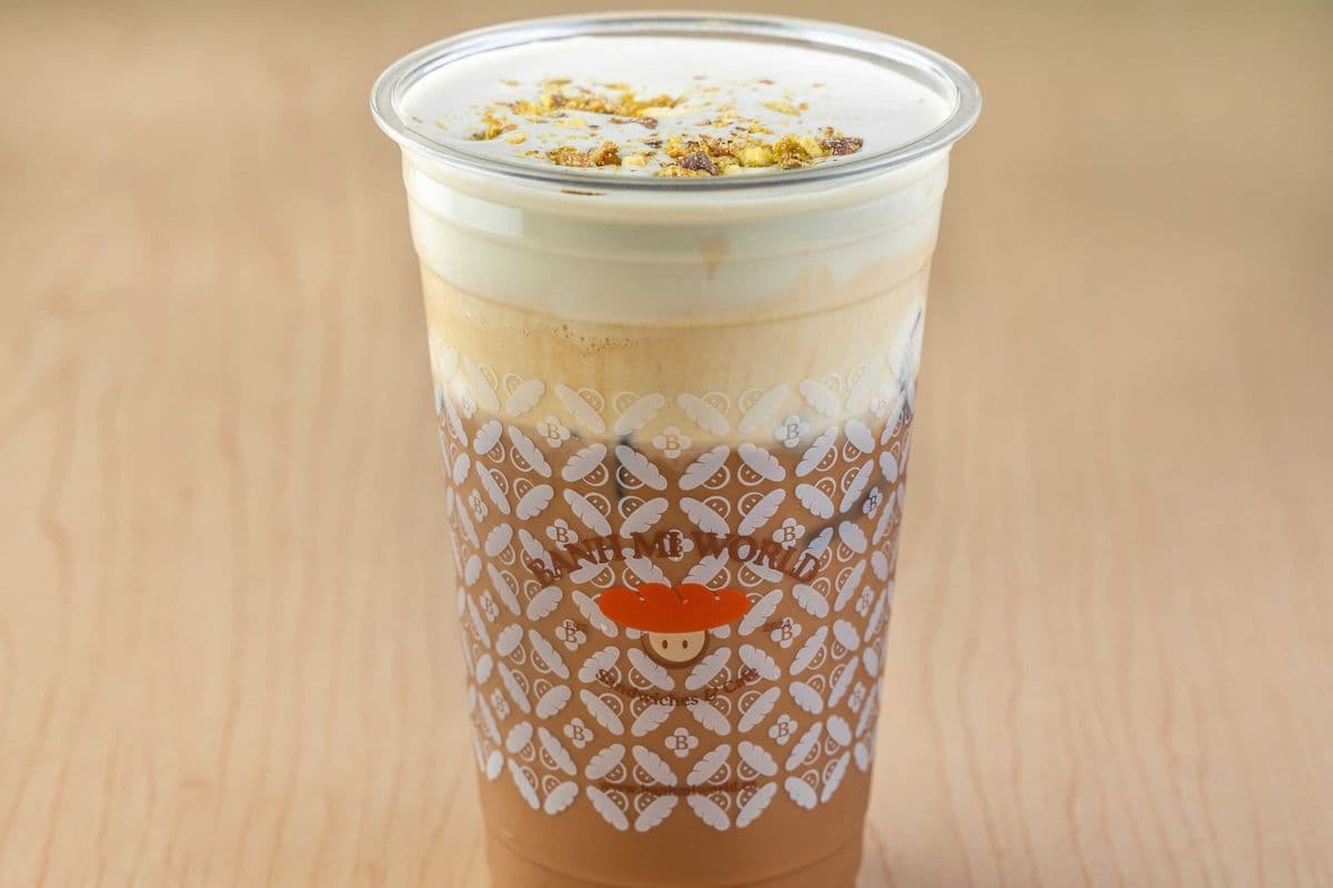 Iced Pistachio Foam Coffee