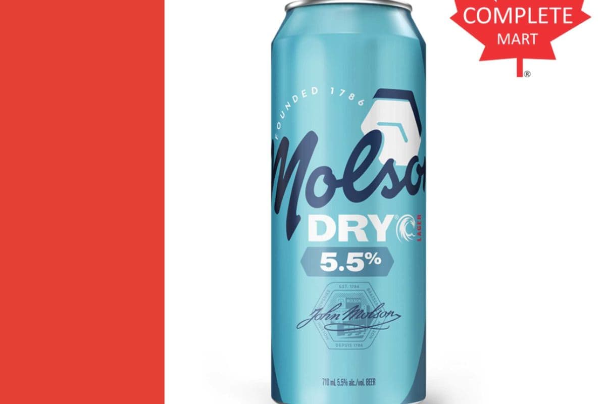 MOLSON DRY 5.5% 710ML (1 x 710ML)