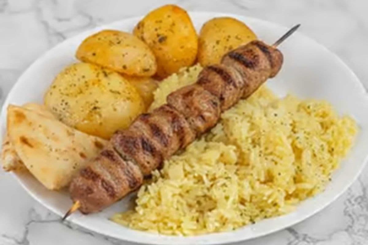 Pork Souvlaki Dinner - Small