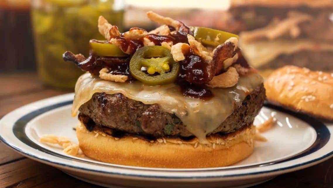 Burger lance-flammes / Flamethrower Burger