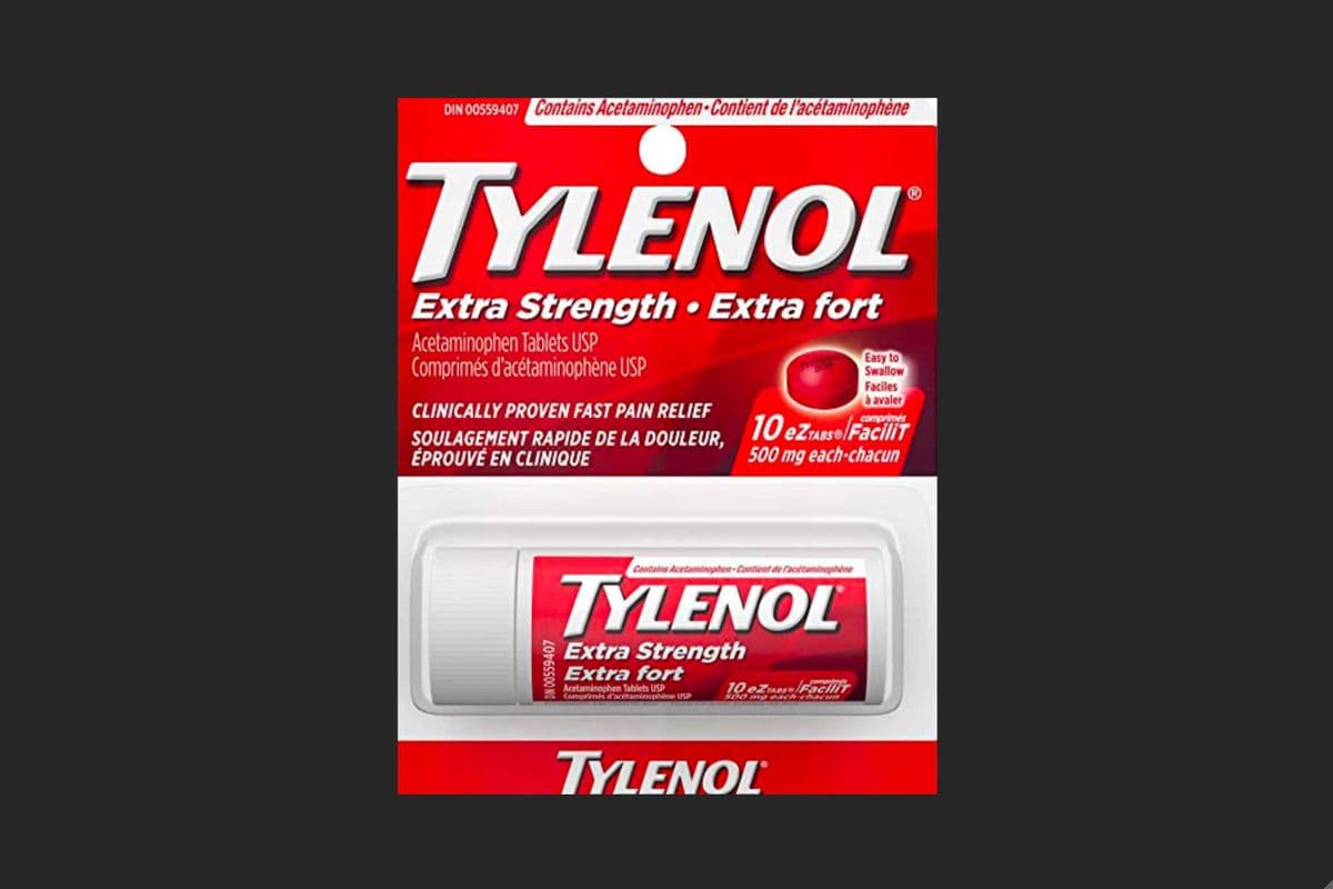 Tylenol Extra Strength Ez Tablets 10 Pack